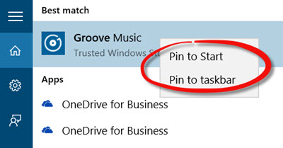 Delete Groove Music Windows 10