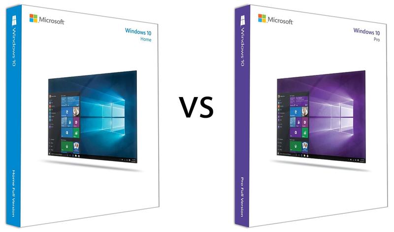 windows 10 home vs pro free download